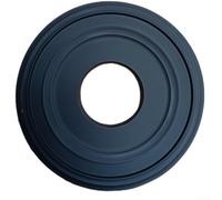 Aspetto coesivo con un medaglione rotondo da soffitto da 30,5 cm in materiale