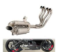 Aspetto Scarico Moto Marmitta In Lega Di Titanio Completa Escape Tubo Collegamento Centrale Anteriore Per KOVE 450RR 450 RR 2023