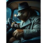 Asphalt & Regrets: The Detective's Dotted Grid Journal: A Premium 7.5x9.25" Noir Notebook by Paxon Thorne | 180 Pages for Case Notes, Deep Thoughts, and Unraveling Mysteries