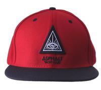 Asphalt Yacht Club Cappello Snapback Baseball Triangle Eye Da Uomo NWT