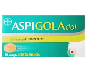 AspiGola Dol*16 Pastiglie Arancia 8,75mg