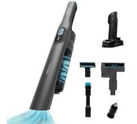 Cecotec Aspirapolvere Portatile senza Fili per Auto, Tappezzeria Conga Rockstar Micro+ Clean&Car. 210W, Motore Digitale Brushless, 20kPa, Autonomia 40min, Caricabatterie per Auto 12V, Accessori