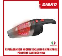 ASPIRABRICIOLE HOOMEI SENZA FILO RICARICABILE PORTATILE ELETTRICO 40W [EEK: Conforme]