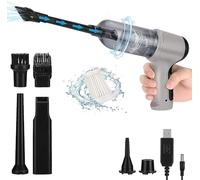Aspirabriciole Senza Fili 3 in 1 Elettrico Rimuovi Polvere Aspirapolvere USB Ricaricabile, Mini Aspira polvere Aspira Soffia Portatile per Auto Casa Ufficio Peli Animali Domestici e Spazi Ristretti