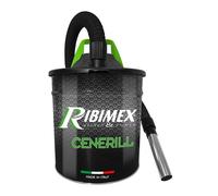 Aspiracenere elettrico Ribimex Cenerill 1000W stufe a pellet e caminetti 18lt