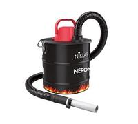 ASPIRACENERE NIKLAS NERONE A MOTORE 1000W DA 18 LT STUFE A LEGNA PELLET CAMINO
