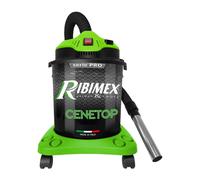 Aspiracenere professionale Ribitech CENETOP 1200W 18l SCUOTIFILTRO PNEUMATICO