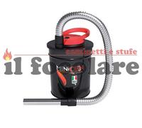 Aspiracenere Ribitech MINICEN 800W 10l bidone aspiratore cenere stufa a pellet