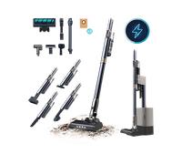 Cecotec Aspirapolvere Scopa senza Fili con Base Autovuotante Scoba 3000 Station. Motore Digitale Brushless 210W, Pressione Aspirazione 20kPa, Autonomia 40 Min, 2 Modalità, Spazzola Jalisco, Accessori