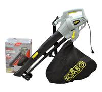 ASPIRAFOGLIE ELETTRICO 3 in 1 SOFFIATORE ASPIRATORE TRITURATORE 3000W KOMBO