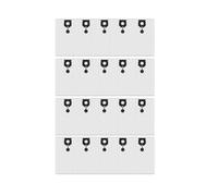Aspirapolvere 2.889-154.0 Sacchetti raccoglipolvere in microfibra Tact L | ， Compatibile con Karcher ， NT 30/1 Tact Te L NT 30/1 Tact Te M NT 30/1.(20PCS)