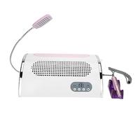 3 in 1 Asciuga Unghie Unghie Aspirapolvere lampada UV per manicure + Aspirapolvere Vacuum Fan per Nail Design + Luce LED Strumento per Nail Art Adatto per tutti i Gel