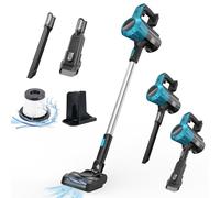 Aspirapolvere a batteria, ricambio per Makita 20 V, aspirapolvere portatile, 15000 Pa, con illuminazione a LED e grande contenitore per polvere da 1,5 l, per peli di animali, casa e auto