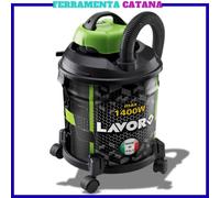 aspirapolvere a bidone aspiratutto senza sacco aspira solidi e liquidi 1400W 20L