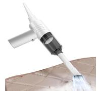 Aspirapolvere a mano, aspirapolvere per auto ad alta potenza, 120 W, potente aspirapolvere a mano, ricaricabile, pulitore per tappeti di casa e dettagli auto