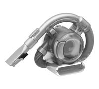 Black & Decker Mini Aspirapolvere senza fili Aspirabriciole senza Sacco Ricaricabile Cordless Potenza 18 Volt Spazzola colore Cromo - Dustbuster Flexi Litio - PD1...