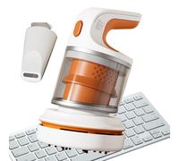 Aspirapolvere a mano - Componenti elettronici PP 8,7 x 8,6 x 14,7 cm | Aspirapolvere compatto per peli di animali domestici con aspirazione a due livelli, pulizia della polvere da scrivania, resti di