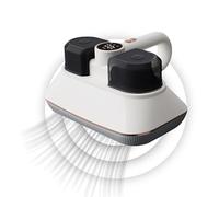 Aspirapolvere antiacaro per materassi con luce UV, 3 livelli di aspirazione potente Aspirapolvere antiacaro con schermo LED, doppia tazza per polvere Aspirapolvere senza fili per una pulizia igienica