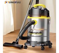 Aspirapolvere Aspirapolvere a secchio portatile Collettore di polveri ad aspirazione grande umido e secco ad alta potenza Forte collettore di polveri