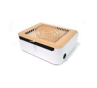 Aspirapolvere Aspirapolvere for unghie da 45 W, aspiratore for polvere for unghie a basso rumore, assorbitore for polvere for unghie in gel, lucidatura e limatura Alta potenza(Orange)