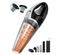 Aspirapolvere Auto, Mini Aspirapolvere Senza Fili da 15000Pa luce LED, Aspirabriciole Senza Fili Potente per con HEPA Filter & Accessori, Adatto per la Pulizia di Auto, Animali Domestici e Casa