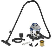 ASPIRAPOLVERE BIDONE ASPIRATUTTO SOLIDI LIQUIDI INOX ASPIRACENERE SOFFIATORE [EEK: A+++]