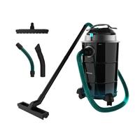 Cecotec Aspiratore di Cenere 30L Conga Ash 6000 Easy Go Home XL. Potenza 1500W, Aspirazione 21kPa, Tubo rivestito in metallo, Ruote e manico per trasporto, Cavo da 6m