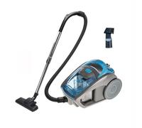Aspirapolvere cilindrico senza sacchetto, filtro HEPA da 2500 W per peli di animali domestici, a basso rumore, capacità 1,5 l, con tubo estensibile da 1 m, per pavimenti in legno duro
