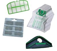 ASPIRAPOLVERE COMPATIBILE CON FOLLETTO VK200 / VK220 6 SACCHETTI + 6 PROFUMI + 1 GRIGLIA + SPAZZOLA
