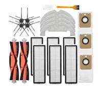 Aspirapolvere Coperchio spazzola principale/laterale Sacchetti for la polvere Filtro Hepa Accessori in tessuto for mocio, compatibile con Dreame L10 Plus / Z10 Pro (Color : 18 PCS)