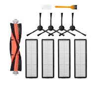 Aspirapolvere Coperchio spazzola principale/laterale Sacchetti for la polvere Filtro Hepa Accessori in tessuto for mocio, compatibile con Dreame L10 Plus / Z10 Pro (Color : 9 pieces J)