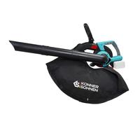 Aspirapolvere da giardino a batteria con funzione di triturazione delle foglie KS LBV-40V, tensione nominale 40 (20+20) V, regime minimo 1630 giri/min, volume del sacco aspirante 45 l