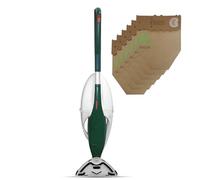 Aspirapolvere Folletto VK131 -REVISIONATA- + 2 Anni Di Sacchetti COMPATIBILI, Spazzola HD Ideale Per Tutti i Pavimenti, Cavo Estraibile 7m, 3 Velocità, Filtro HEPA, Igienizzato e Pronto all’Uso