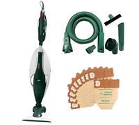 Aspirapolvere Folletto VK131 -REVISIONATA- + Spazzola HD CON RUOTE, Ideale Per Tutti i Pavimenti, Cavo Estraibile 7m, 3 Velocità, Filtro HEPA, Pronta all’Uso + 2 ANNI SACCHETTI + KIT TUBI