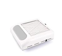 Aspirapolvere for unghie da 120 W for unghie, ventilatore estrattore for manicure con filtro, aspiratore a basso rumore, estrattore di polvere for tavolo for unghie,Potente Doppio(White)