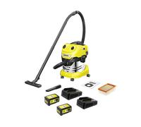 ASPIRAPOLVERE KÄRCHER PER SOLIDI E LIQUIDI-WD 4-18 S, Potenza 380 W, Multicolore