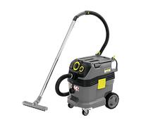 Kärcher NT 30/1 Tact Te Basic M Aspiratore Solidi-Liquidi Professionale, max 1380 W, volume del contenitore: 30l, presa di corrente, filtro piatto pieghettato PES, classe di protezione delle polveri M
