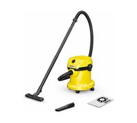 ASPIRAPOLVERE KARCHER WD 2 PLUS, Sacchetto per la polvere, 1000 W