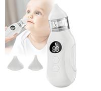 Aspirapolvere nasale elettrico per neonati a 9 velocità, ricarica tipo-C, silenzioso, 9 livelli di aspirazione, 4 punte in silicone alimentare, per neonati e bambini in caso di raffreddore (A)