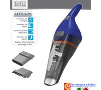 Aspirapolvere Per Auto Casa Portatile Litio 3,6V Aspira Briciole Senza Filo B+D