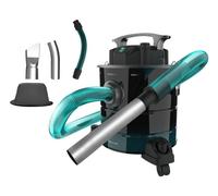 Cecotec Aspiratore di Cenere 20L Conga Ash 5000 Free. Potenza 1200W, Aspirazione 18kPa, Tubo rivestito in metallo, Bocchetta da 38mm, Trasporto facile con ruote e manico