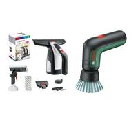 Aspirapolvere per finestre Bosch GlassVAC a batteria (autonomia: circa 35 finestre) + spazzola universale per pulizia (batteria integrata da 3,6 V, cavo micro USB, 4 accessori per la pulizia)