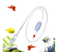 Aspirapolvere per Ghiaia da Acquario - Sifone Per Pulizia Vasca Pesci E Attrezzi Manutenzione - Accessori per Manutenzione Anfibi e Piccoli Animali Domestici come Tartarughe Guppy e Gamberetti
