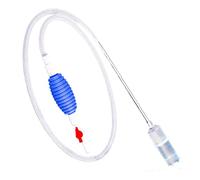 Aspirapolvere per ghiaia per acquari, con sifone trasparente, accessorio per principianti con Betta, Guppy, pesci, tartarughe e laghetti da giardino