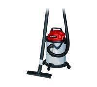 Aspirapolvere per solidi e liquidi EINHELL TC-VC 1815 S, Potenza 1250 W, Nero, Rosso, Argento