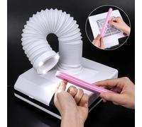 Aspirapolvere per unghie macchina per collettore di polveri per unghie da 60 W per manicure pedicure nail art salone di rimozione della polvere potente ventola EU Plug