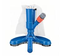 Aspirapolvere Piscina - Aspiratore per Piscina Manuale con Sacchetto di Raccolta Kit Pulizia Piscina per Fondi di Piscina per Pescine Termali Acquari Laghetti
