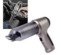 Aspirapolvere Portatile per Auto, Aspirazione Potente Ad Alta Potenza USB Ricaricabile Mini Aspirapolvere Portatile Piccolo Aspirapolvere con Ugelli Multipli per Auto, Casa,