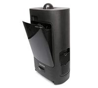 aspirapolvere professionale e di ultima tecnologia. Verso l'ingresso alla base dell'unità. Automatico con sensore