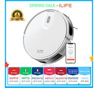 ILIFE V20 Robot aspirapolvere, aspirazione 5000Pa, navigazione intelligente SOF LiDAR, controllo ILIFE V20